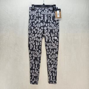 THE NORTH FACE GIRLS LARGE LEGGINGS LEOPARD ANIMAL PRINT MOUNTAIN TIGHT
